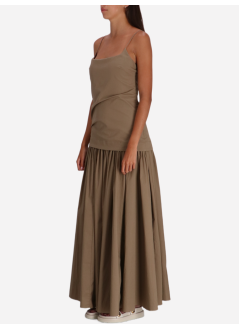 staud dress womanari dress - r25p2233po taup