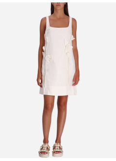 farm rio dress womanoff white mini dress sleeveless - 335808 l0025