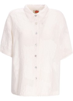 farm rio camiseria mujer white flower shirt - 336811 l0036