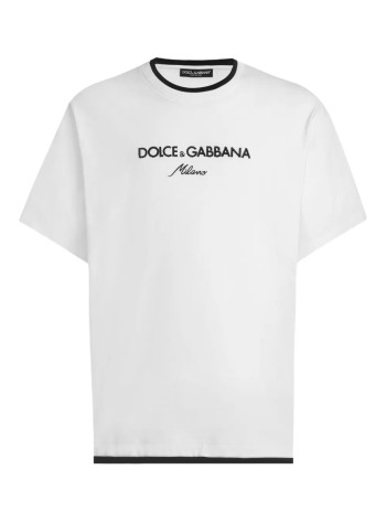 dolce & gabbana camiseta hombre t-shirt m/corta giro - g8st6zg7pcg w0800