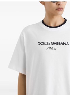 dolce & gabbana t-shirt mant-shirt m/corta giro - g8st6zg7pcg w0800