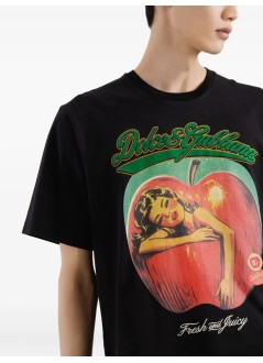dolce & gabbana t-shirt mant-shirt m/corta giro - g8pn9zg7pkj n0000