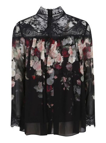 zimmermann t-shirt womanhypnotic lace yoke blouse - 5245tf251 bcsc