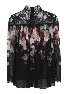 zimmermann t-shirt womanhypnotic lace yoke blouse - 5245tf251 bcsc