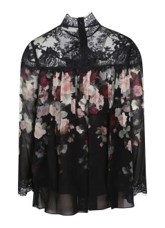 zimmermann t-shirt womanhypnotic lace yoke blouse - 5245tf251 bcsc