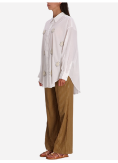 benaras by citrus camiseria mujer turtle shirt - be 24823 natural