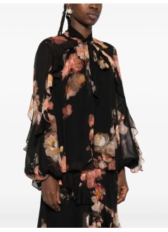 zimmermann t-shirt womanhypnotic flutter blouse - 5342tf251 rflr