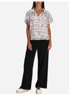 karl lagerfeld blusa mujer cotton voile blouse - a3w11039 2cp