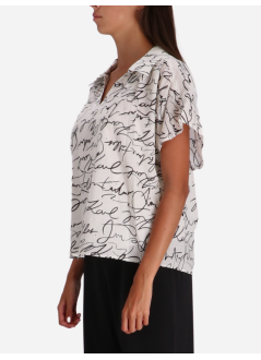 karl lagerfeld blusa mujer cotton voile blouse - a3w11039 2cp