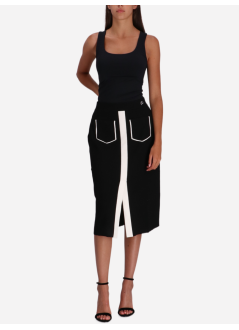 karl lagerfeld skirt womanbw knit skirt - a3w12023 101