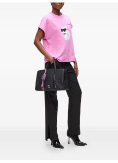 karl lagerfeld top mujer ikon aquarelle c loose t shirt - a2w17115 2aw