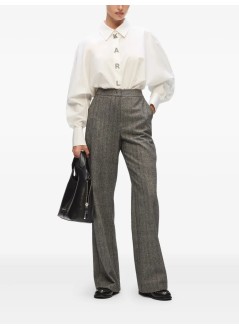 karl lagerfeld camiseria mujer karl snap fashion poplin shirt - a4w11022 100