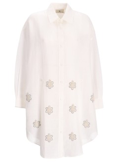 benaras by citrus shirt womanlong shirt turtle - be 24224 white