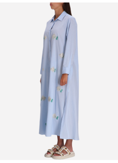 benaras by citrus dress womanfish long shirt - be 24833 lt blue