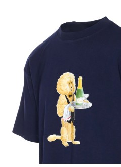 drôle de monsieur camiseta hombre le t-shirt poodle - its271co002ny navy