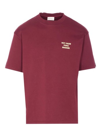 drôle de monsieur camiseta hombre le t-shirt slogan - its203co002wn wine