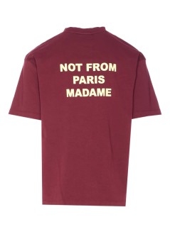 drôle de monsieur camiseta hombre le t-shirt slogan - its203co002wn wine
