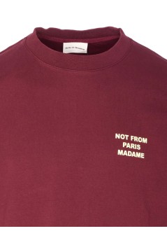 drôle de monsieur camiseta hombre le t-shirt slogan - its203co002wn wine