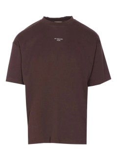 drôle de monsieur camiseta hombre le t-shirt slogan classique - its202co002dbn dark brown