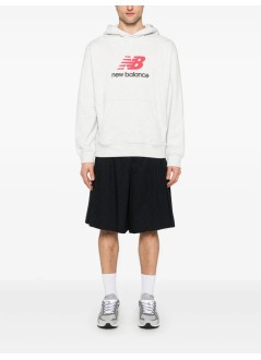 new balance sudadera hombre athletics french terry logo hoodie - mt51512ahh ahh
