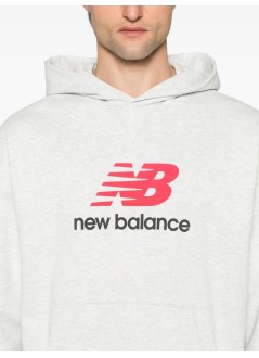 new balance sudadera hombre athletics french terry logo hoodie - mt51512ahh ahh