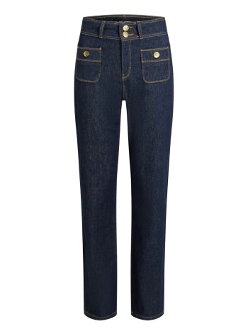 karl lagerfeld pant  womanretro straight denim pants - a4w10093 d24