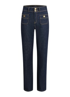 karl lagerfeld pantalon mujer retro straight denim pants - a4w10093 d24