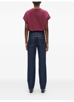 karl lagerfeld pantalon mujer retro straight denim pants - a4w10093 d24
