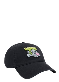 ganni cap womanwashed cotton canvas puppy cap - a6941 006