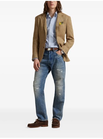 polo ralph lauren shirt mancubdbrpks-long sleeve-sport shirt - 710p00577001 6885 bsr blue heritage bear 2