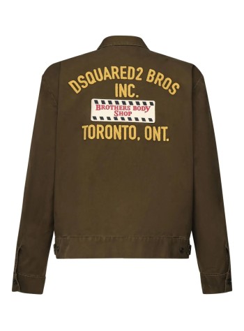 dsquared outerwear mandsquared2 bros cotton jacket - s74am1581s41794 728 2