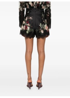 zimmermann short pant womanhypnotic lace trim short - 5212af251 bcsc