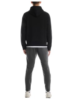 on running sudadera hombre focus tech zip hoodie - 1mf30300553 black