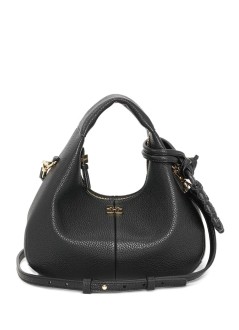 ganni crossbody womanhobo mini grained - a6976 099