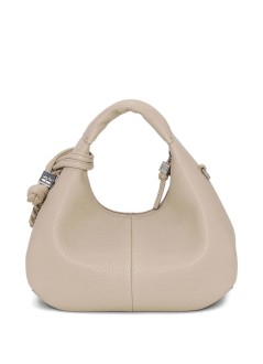 ganni crossbody womanhobo mini grained - a6978 686