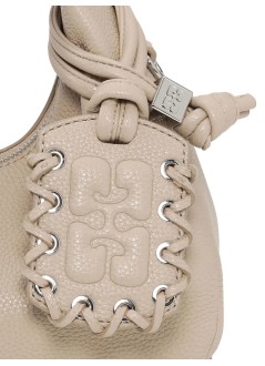 ganni crossbody womanhobo mini grained - a6978 686