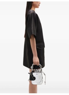 ganni crossbody mujer ganni bou bucket mini specchio - a6971 018