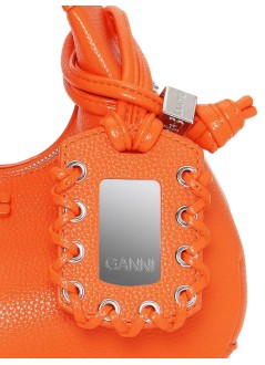 ganni crossbody mujer hobo mini grained - a7103 316