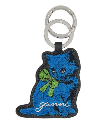 ganni key ring unisexcat keyring - a7058 610