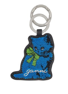 ganni key ring unisexcat keyring - a7058 610