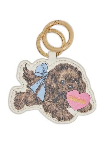 ganni key ring unisexdog keyring - a7061 925
