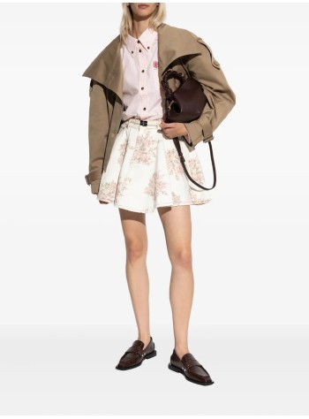 ganni skirt womanprint denim mini skirt - j1894 135 2