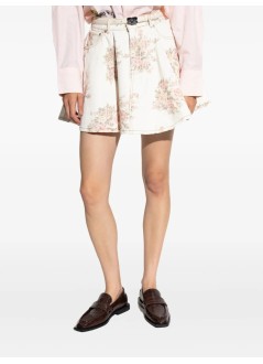 ganni falda mujer print denim mini skirt - j1894 135