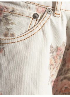ganni falda mujer print denim mini skirt - j1894 135