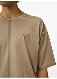 c.p.company t-shirt mant-shirts short sleeve in jersey 24/1 printed - 19cmts231a005431p 402