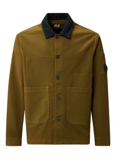 c.p.company outerwear hombre overshirt in co/ny double satin - 19cmos286a110471g 652