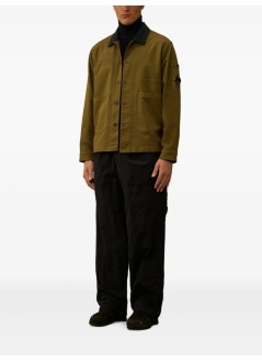 c.p.company outerwear hombre overshirt in co/ny double satin - 19cmos286a110471g 652