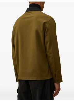 c.p.company outerwear hombre overshirt in co/ny double satin - 19cmos286a110471g 652