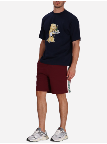 drôle de monsieur pantalon corto hombre le short survêtement - ibs164co127wn wine 2