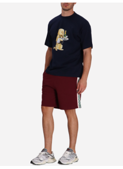drôle de monsieur pantalon corto hombre le short survêtement - ibs164co127wn wine